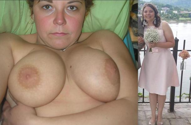 Dama de honor antes después de follada boda de boda desnuda nn nonude wif