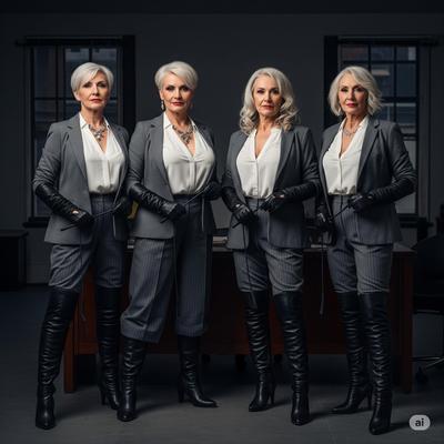 Ladies with a whip (restored)