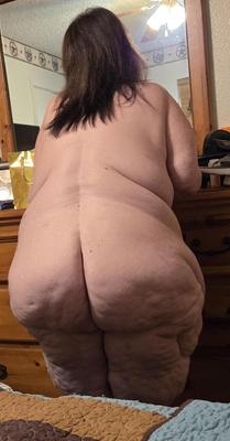 BBW Fat Ass y muslos de celulitis