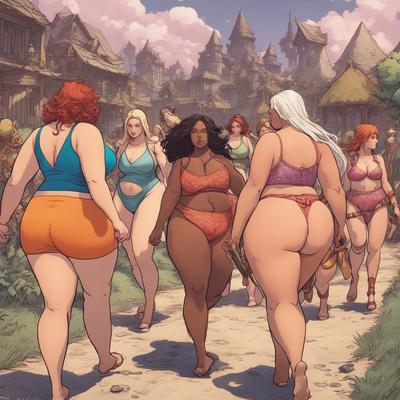BBW AI Art