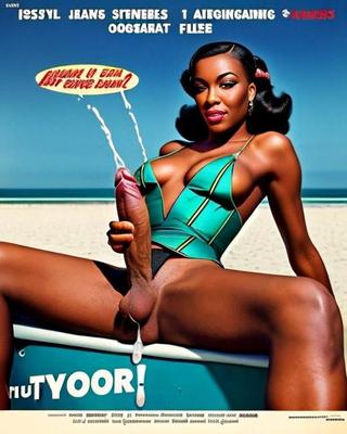 Afrikanische Strandplakate S trans