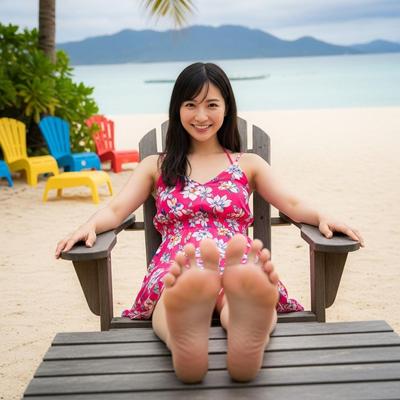 KI -Sachen verschiedene Sommerfüße Babes