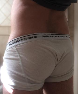 pantalones blancos en el culo sexy